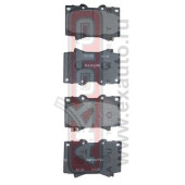 Колодки тормозные дисковые передние <b>ASVA AKD1206</b>