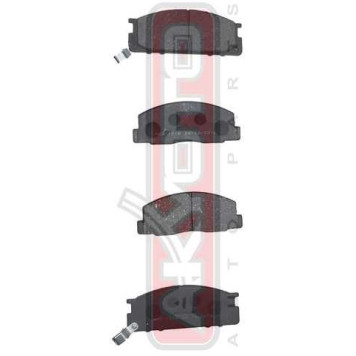 Колодки тормозные дисковые передние <b>ASVA AKD1218</b>-1
