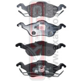 Колодки тормозные передние дисковые <b>ASVA AKD1244</b>