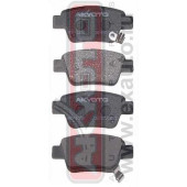 Колодки тормозные дисковые задние <b>ASVA AKD1258</b>