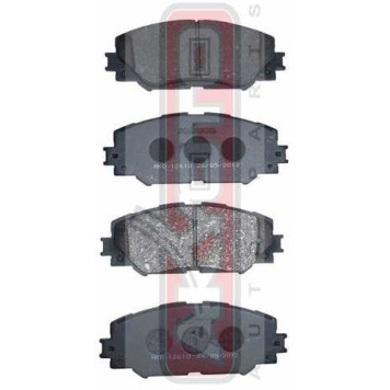 Колодки тормозные дисковые передние <b>ASVA AKD12610</b>-1