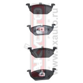 Колодки тормозные дисковые передние <b>ASVA AKD1304</b>