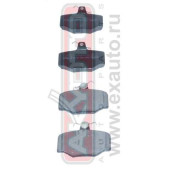 Колодки тормозные дисковые задние <b>ASVA AKD1310</b>