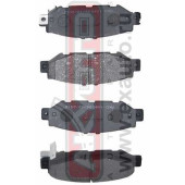 Колодки тормозные дисковые задние <b>ASVA AKD1345</b>