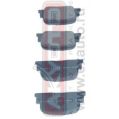 Колодки тормозные дисковые задние <b>ASVA AKD1431</b>