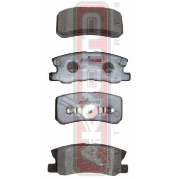 Колодки тормозные дисковые задние <b>ASVA AKD3450</b>-1