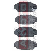 Колодки тормозные дисковые передние <b>ASVA AKD8223</b>