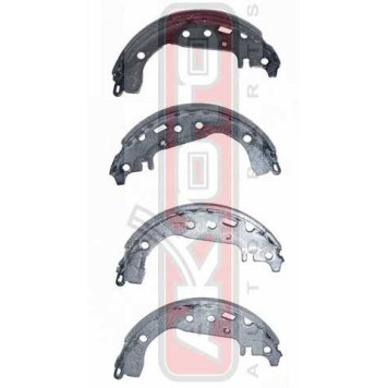Колодки тормозные барабанные задние <b>ASVA AKS2342</b>-1