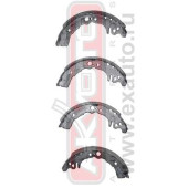 Колодки тормозные барабанные задние <b>ASVA AKS2350</b>