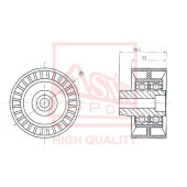 Ролик обводной <b>ASVA CTBP003</b>