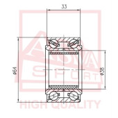 Подшипник ступичный <b>ASVA DAC3864003633</b>