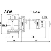 Шрус внутренний правый 28x40x26 (1021602214121201007224, китай) 12 <b>ASVA FDIRCA2</b>
