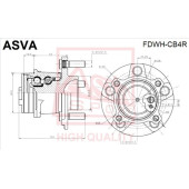Ступица 12 <b>ASVA FDWHCB4R</b>