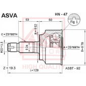 Шрус наружный 25x52x23 <b>ASVA HN47</b>