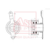 Ролик натяжной <b>ASVA HNBP005</b>