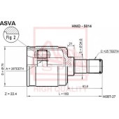 Шрус внутренний левый 28x35x25 HONDA CIVIC 96-00 [12] <b>ASVA HNID5014</b>