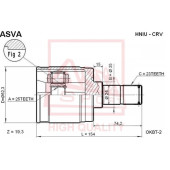 Шрус внутренний задний 25x35x23 (HONDA : CR-V 1996-2002 RD1/ [12] <b>ASVA HNIUCRV</b>
