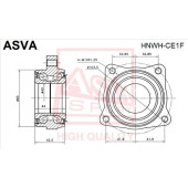 Ступица 12 <b>ASVA HNWHCE1F</b>