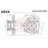 Ступица [12] <b>ASVA HNWHJRD1RRH</b>
