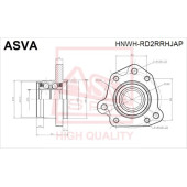 Ступица [12] <b>ASVA HNWHRD2RRHJAP</b>