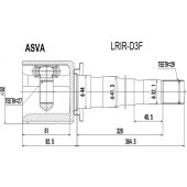 Шрус внутренний правый 27x44x29 12 <b>ASVA LRIRD3F</b>