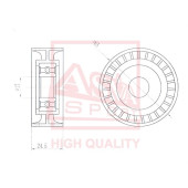 Ролик <b>ASVA MTBP012</b>