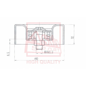 Ролик натяжной <b>ASVA MTBP022</b>