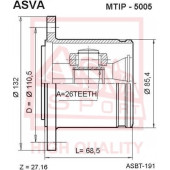 Шрус внутренний правый 26x110.5 MMC PAJERO 90- 12 <b>ASVA MTIP5005</b>