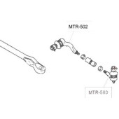Наконечник рулевой тяги MTR - 502 (MITSUBISHI MB831044)
