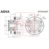 Ступица [12] <b>ASVA MTWHEAF</b>