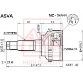 Шрус наружный 28x56x26 [12] <b>ASVA MZ34A44</b>