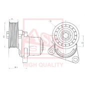 Ролик <b>ASVA MZBP005</b>