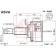 Шрус наружний 22x55x25 (NISSAN ALMERA N16(JP) WINGROAD(QG13DE) SUNNY B15 BLUEBIRD SYLPHY) [12] <b>ASVA NS60A42</b>