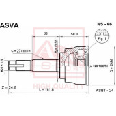 Шрус наружный 23x56x27 [12] <b>ASVA NS66</b>