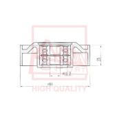 Ролик натяжной <b>ASVA NSBP003</b>