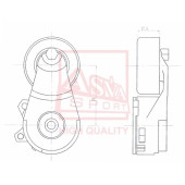 Натяжитель ремня <b>ASVA NSBT003</b>
