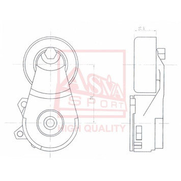 Натяжитель ремня <b>ASVA NSBT003</b>