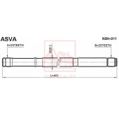 Полуось левая 23x451x23 12 <b>ASVA NSH011</b>