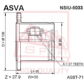 Шрус внутренний 27x136 12 <b>ASVA NSIU5033</b>