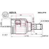NSIU-JP16 (шрус внутренний 23x40x25 NISSAN JAPAN PRIMERA P10/P11 SUNNY B14 ALMERA N15 GA16) [12] <b>ASVA NSIUJP16</b>