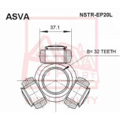 Трипоид 32x37.1 12 <b>ASVA NSTREP20L</b>