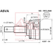 Шрус наружный 25x56x27 [12] <b>ASVA NSW11A44</b>