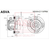 Ступица <b>ASVA NSWHC11XFRM</b>