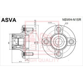 Ступица 12 <b>ASVA NSWHN15R</b>