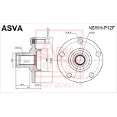 Ступица [12] <b>ASVA NSWHP12F</b>