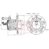 Ступица задняя [12] <b>ASVA OPWHVCR</b>