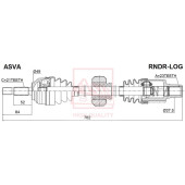 Привод правый 23x794x21 [12] <b>ASVA RNDRLOG</b>