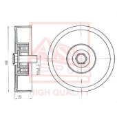 Ролик натяжной ремня кондиционера <b>ASVA SZBP001</b>
