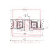 Ролик <b>ASVA SZBP008</b>