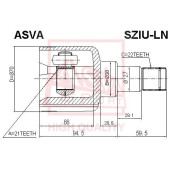 Шрус внутренний 21x38x22 12 <b>ASVA SZIULN</b>